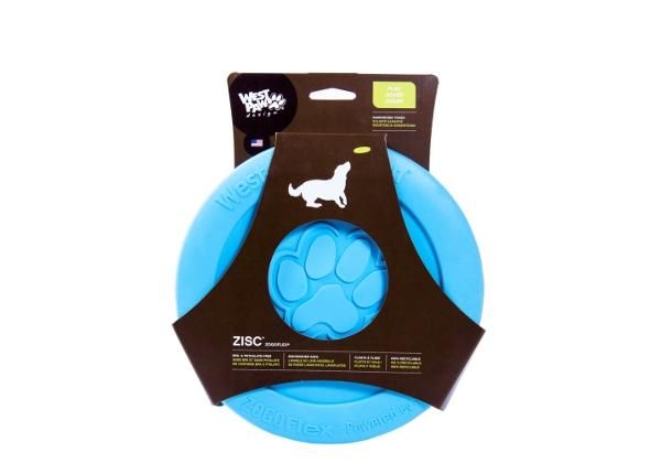 Koiran lelu Lentävä lautanen Zisc 21,6 cm sininen
