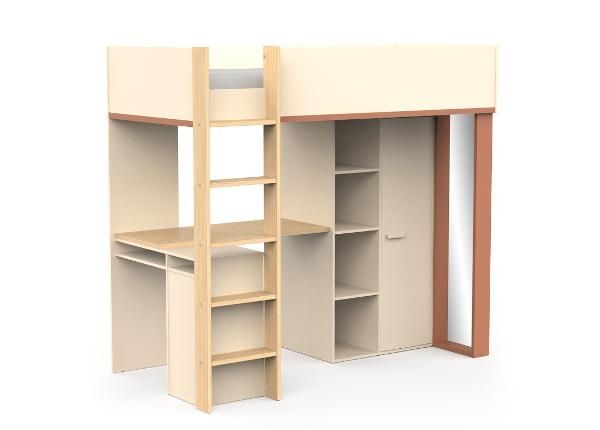 Korkea sänky Camillia 90x200 cm