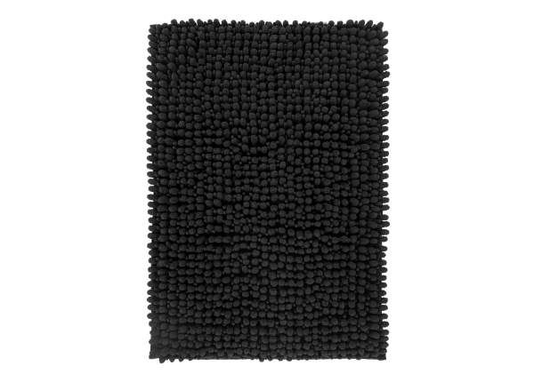 Kylpyhuoneen matto Fluffy Black 67x110 cm