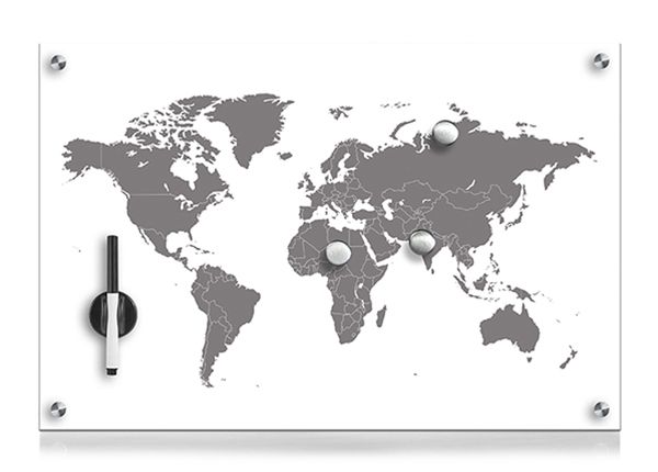 Lasinen muistitaulu WORLDMAP