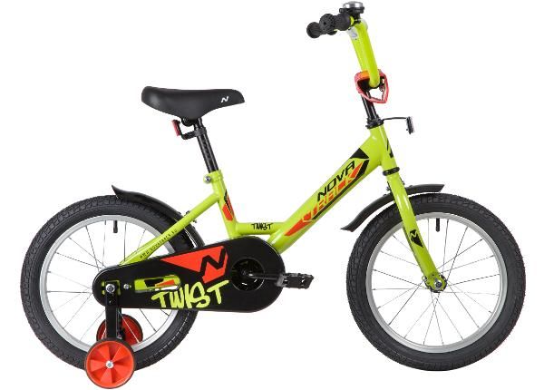 Lasten polkupyörä 16" TWIST Novatrack vihreä