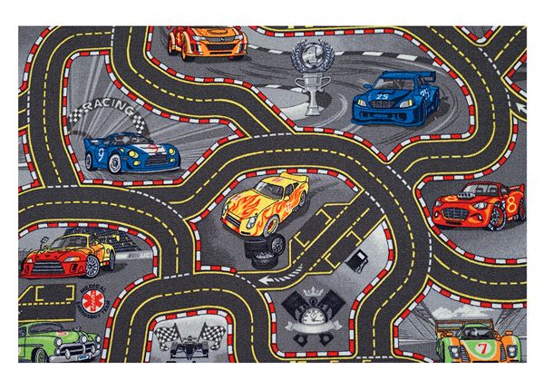 Lastenhuoneen matto Racers 150x200 cm