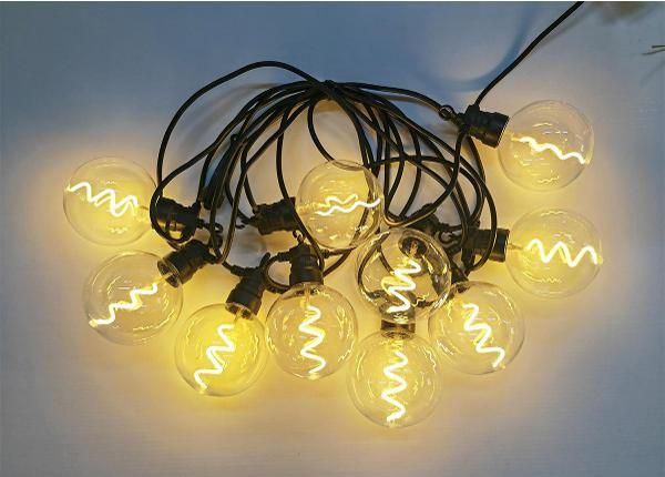 LED valonauha Twist 10-LED lamppua / 4,5 m