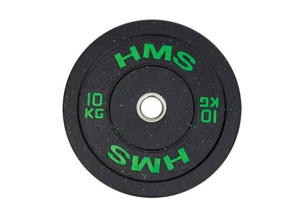 Levypaino Olympic HMS BUMPER vihreä 10 kg HTBR10