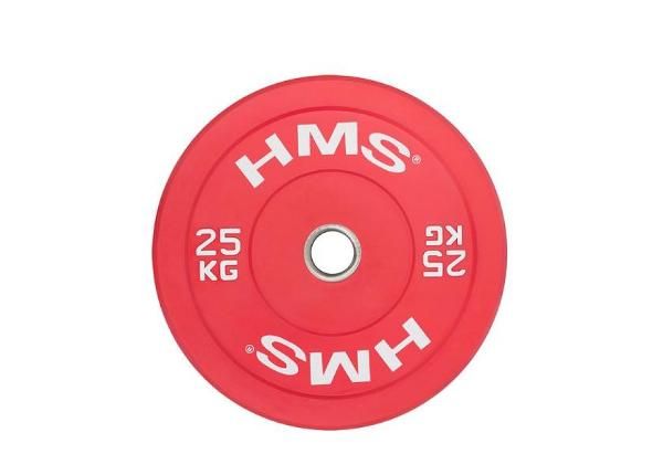 Levypaino Olympic HMS RED BUMPER 25 kg CBR25