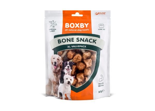 Lisäravinto koirille Bone Snack kana-nauta 360 g
