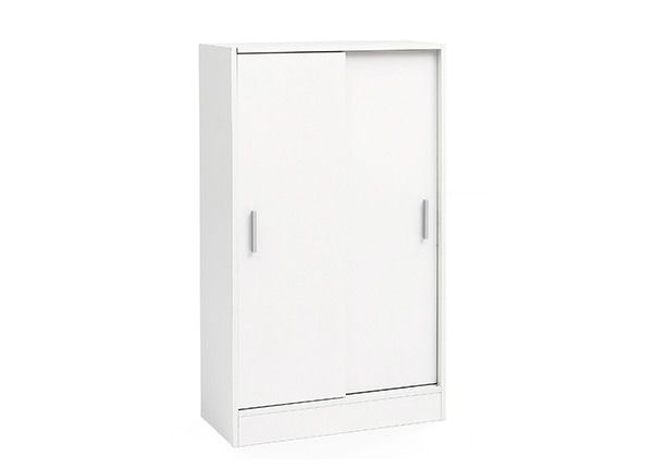 Liukuovikaappi 60 cm, valkoinen