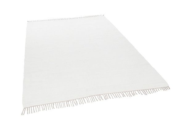 Matto Happy Cotton Uni 60x120 cm, valkoinen