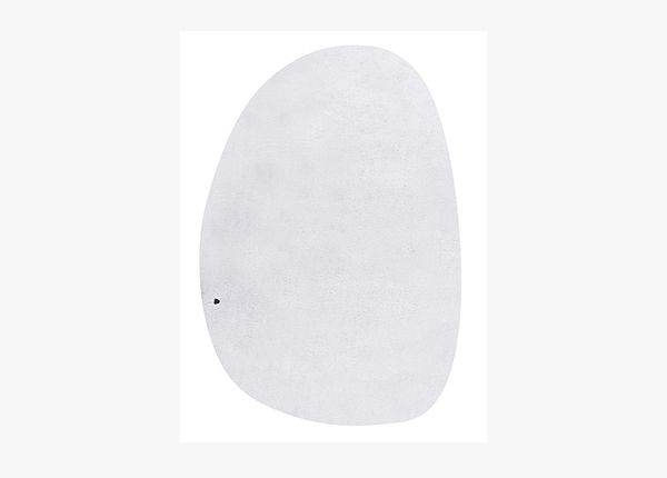 Matto Tom Tailor Cozy Pebble, 80x120 cm valkoinen