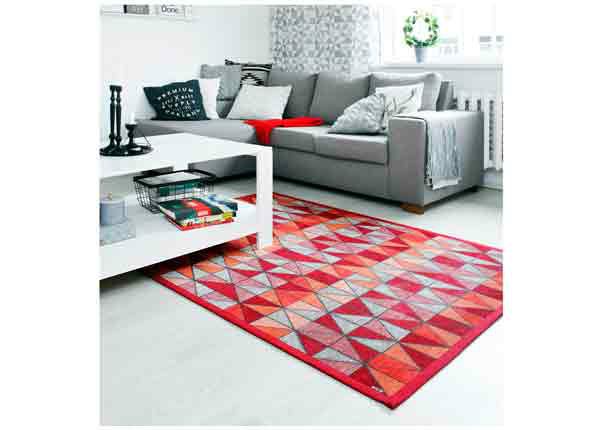 Narma smartWeave® matto Treski red 100x160 cm