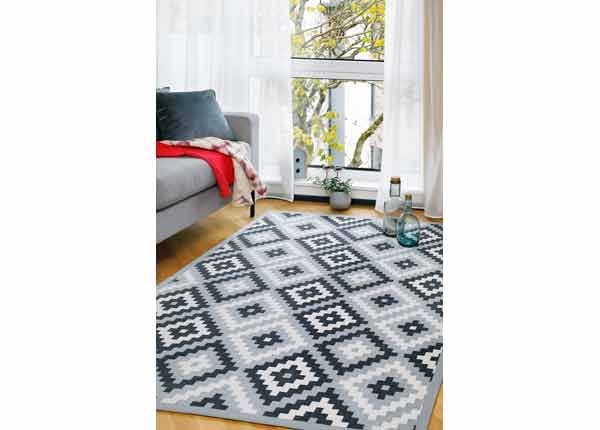 Narma smartWeave® TWIN matto Saka hopea 100x160 cm