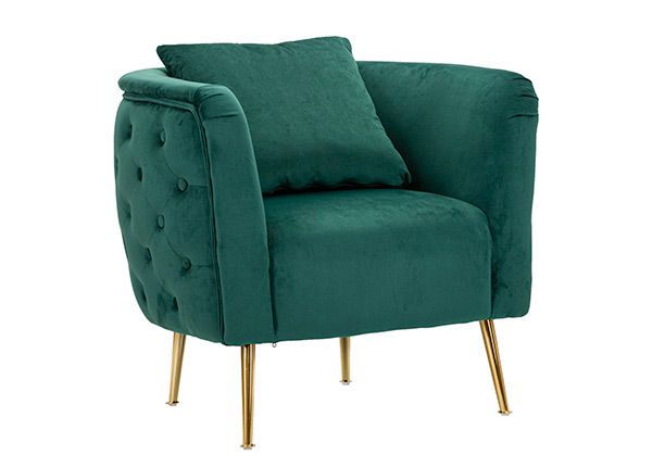 Nojatuoli Bucarest, vihreä