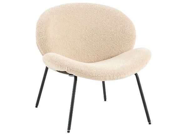 Nojatuoli Yang kermanvalkoinen