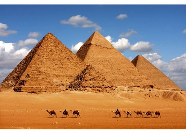 Non-woven kuvatapetti Egypt pyramid