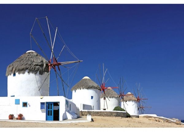 Non-woven kuvatapetti Windmills