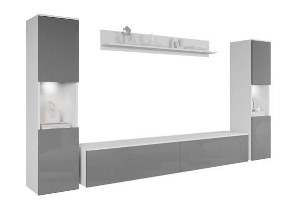 Olohuoneen kalusteryhmä Paris + LED