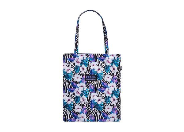 Ostoskassi CoolPack Flower Zebra 41x35 cm