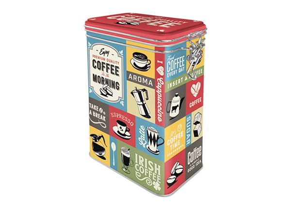 Peltipurkki COFFEE COLLAGE 1,3 L