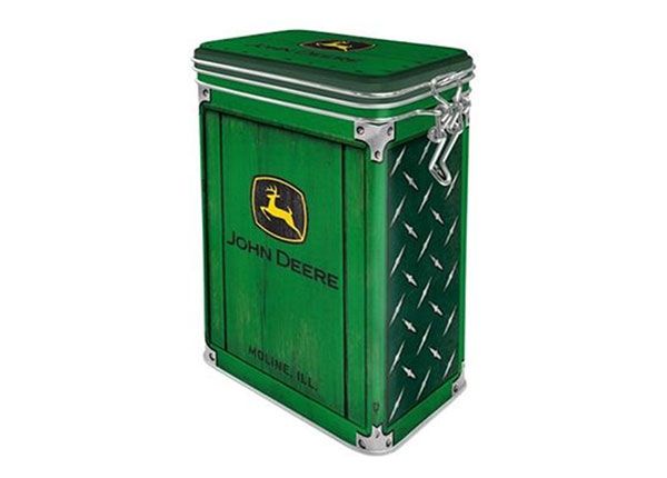 Peltipurkki John Deere - Diamond Plate Green 1,3 L