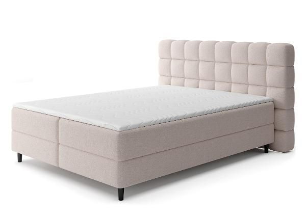 Pesukastilla varustettu kontinenttityyppinen sänky Camma