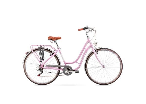 Polkupyörä ROMET Luiza Eco 26 26" M, vaaleanpunainen