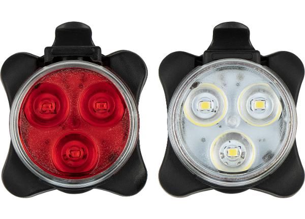 Polkupyörän valot Tri-LED 45 2 kpl