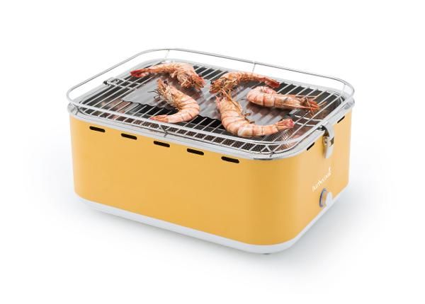 Pöytähiiligrilli Barbecook Carlo 44 x 33 x 21 cm, keltainen