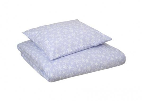 Pussilakanasetti Snowflake 1143-T07, pussilakana 150x210 cm + tyynyliina 50x60 cm