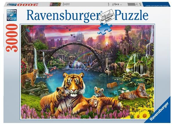 Ravensburger palapeli 3000 kpl Tiikeri paratiisilaguunissa