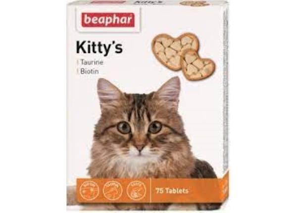 Ravintolisä Beaphar KittysTaur/Biotin N75