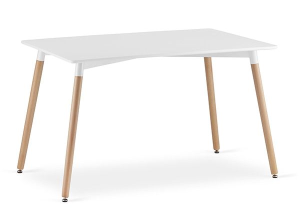 Ruokapöytä Adria 80x120 cm, valkoinen