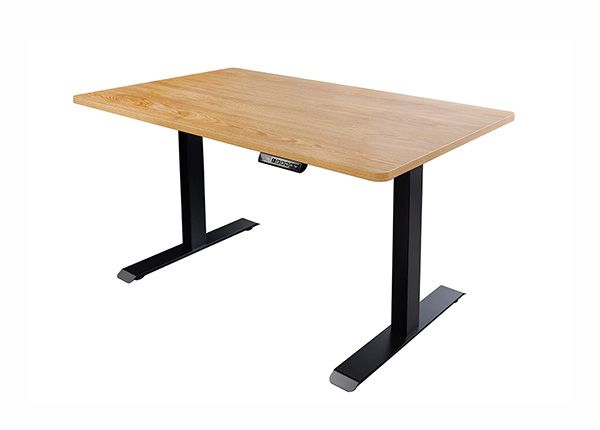 Sähköisesti säädettävä työpöytä Oak
