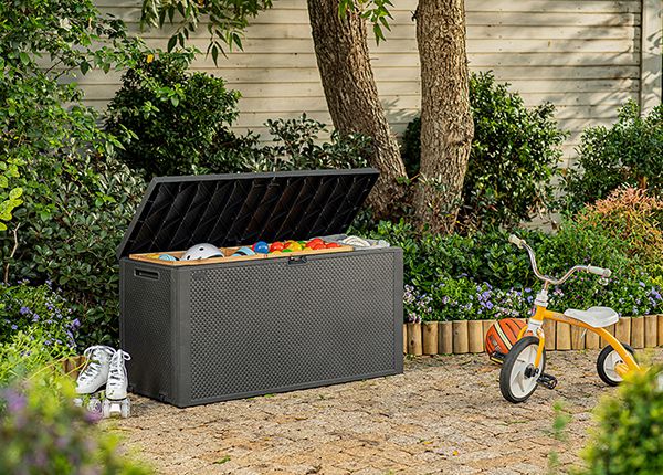 Säilytyslaatikko ulkokäyttöön Keter Emily, grafiitti