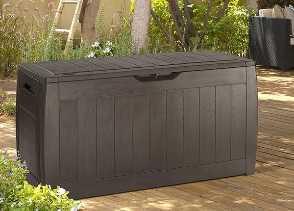 Säilytyslaatikko ulkokäyttöön Keter Hollywood, ruskea