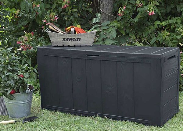 Säilytyslaatikko ulkokäyttöön Keter Sherwood, grafiitti