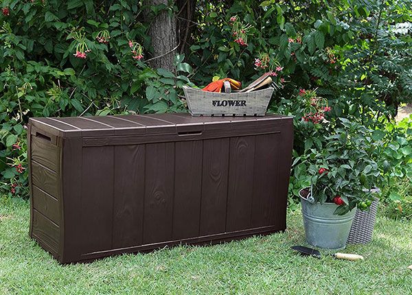 Säilytyslaatikko ulkokäyttöönan Keter Sherwood, ruskea