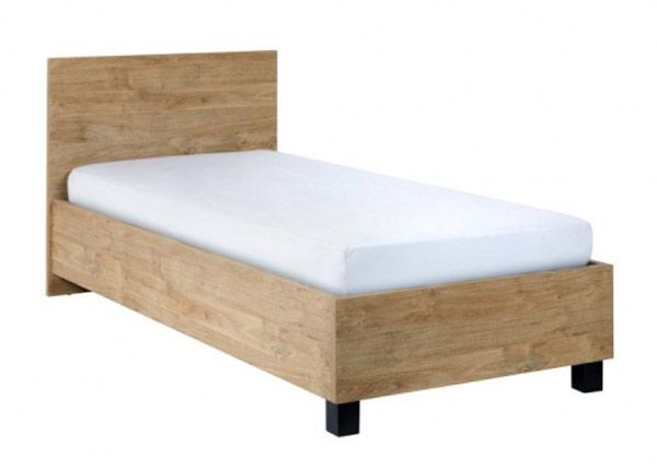 Sänky Casper 90x200 cm, kullansävyinen tammi