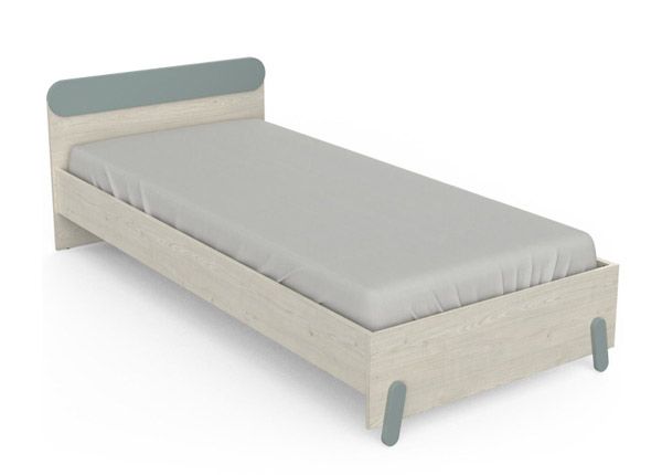 Sänky Ilian 90x190/200 cm, topanga/ vihreä