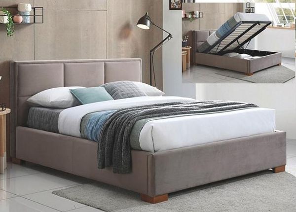 Sänky ylösnostettavalla sängynpohjalla 160x200 cm
