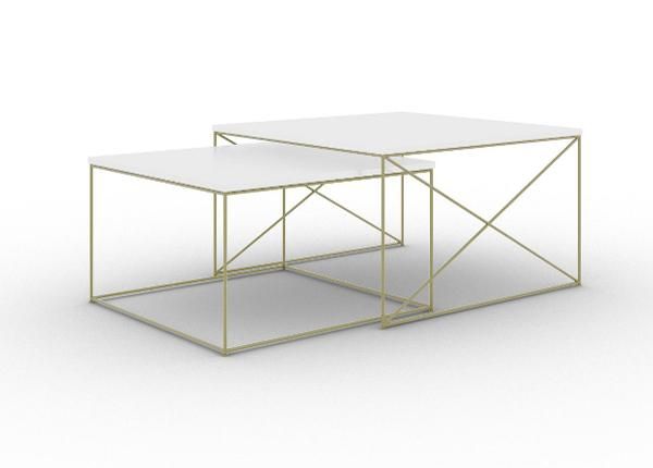 Sarjapöytä Piemonte 75x75 cm, 2 kpl