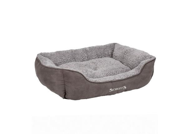 Scruffs Cosy Box Bed koiran peti 60x50 cm harmaa