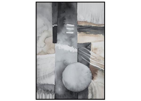 Seinäjuliste Akvarelliympyrät II