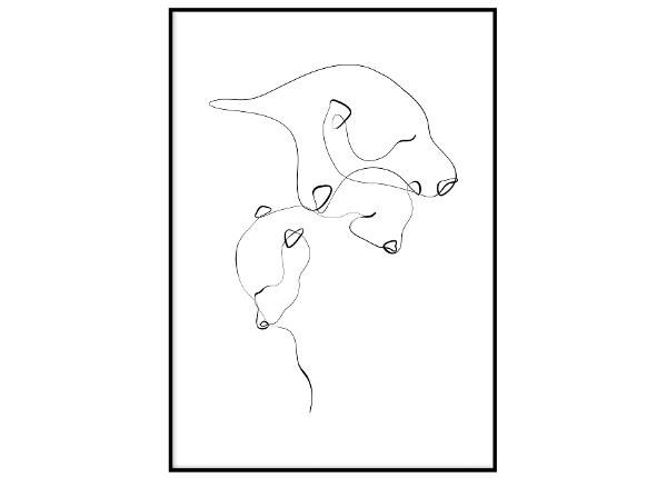 Seinäjuliste Jääkarhuperhe