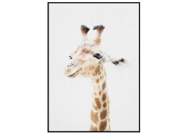 Seinäjuliste Kirahvin muotokuva