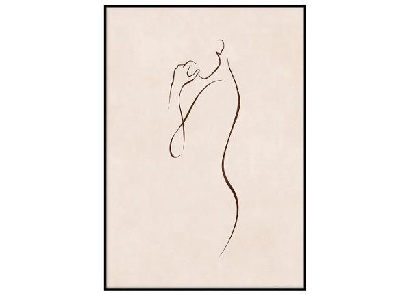 Seinäjuliste Line art hahmo