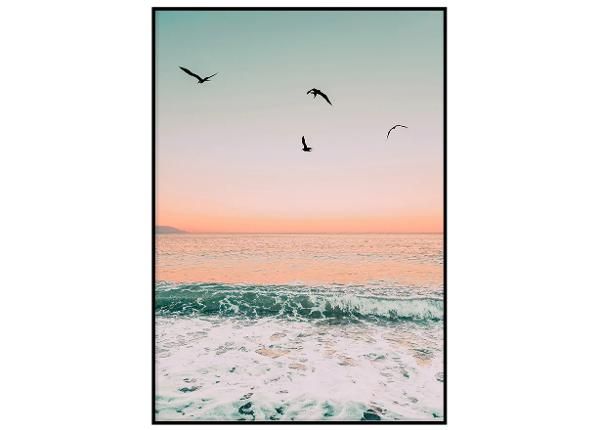 Seinäjuliste Lumoava auringonlasku