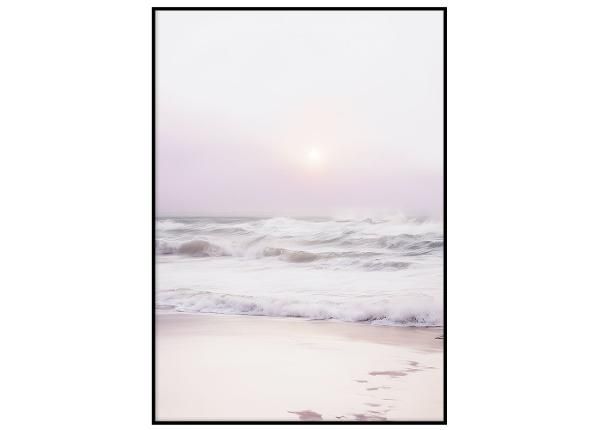 Seinäjuliste Pastelli auringonlasku III