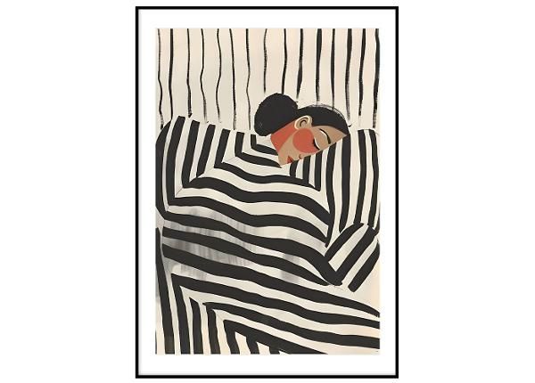 Seinäjuliste Raidallinen nainen