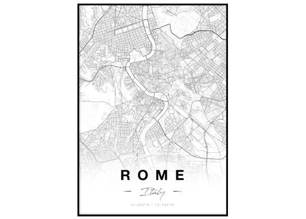 Seinäjuliste Rooman kartta