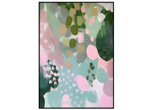 Seinäjuliste Vihreät ja vaaleanpunaiset täplät II